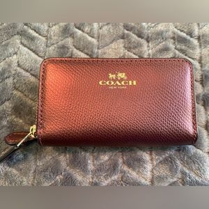 Coach Mini Double Zip Wallet